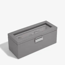 Stackers Groom Gifts | Watch Boxes*4 Piece Watch Box Slate Grey