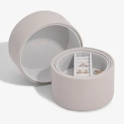 Stackers Mother Of The Groom Gifts | Mother Of The Bride Gifts*Bedside Table Jewellery Box Pod Taupe