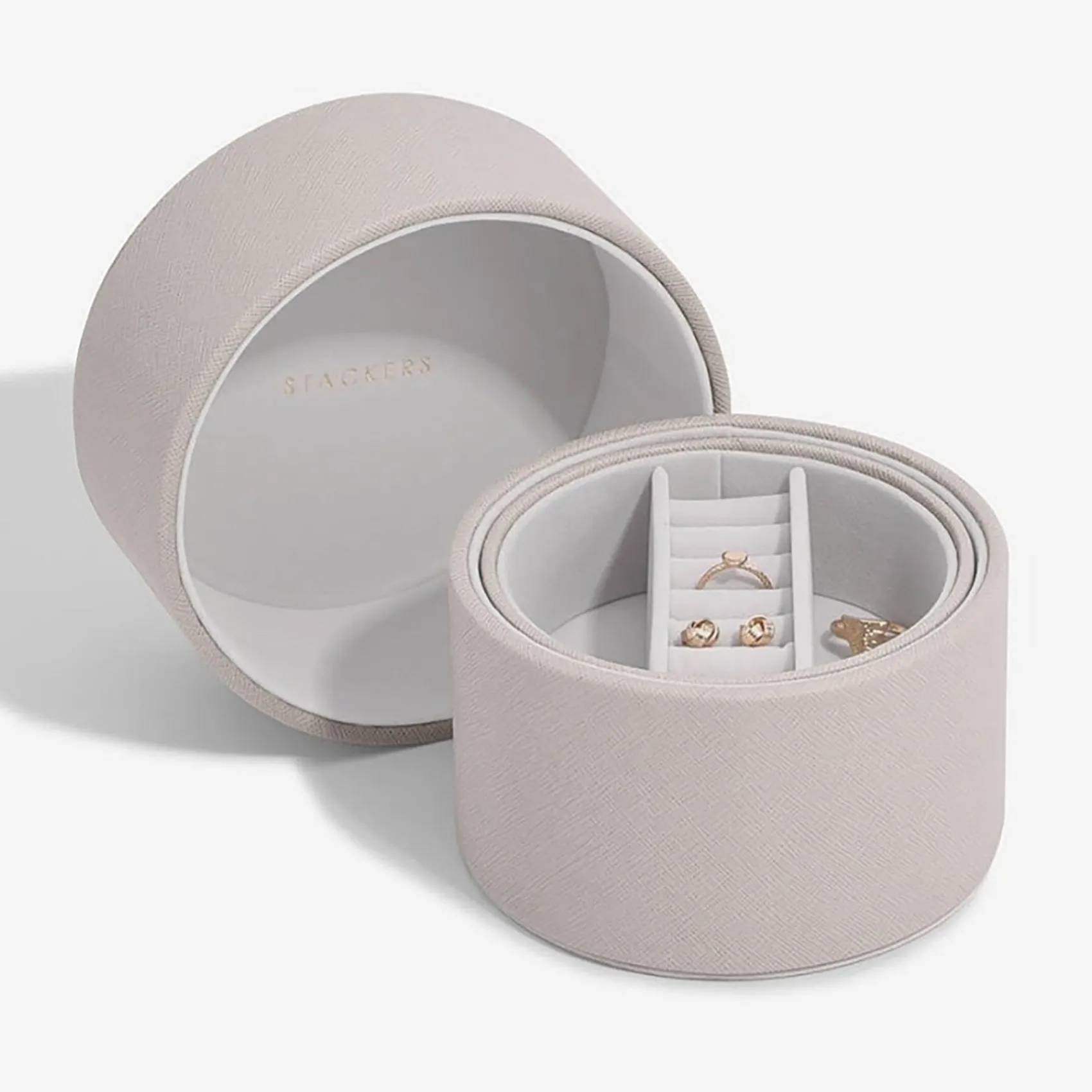 Stackers Mother Of The Groom Gifts | Mother Of The Bride Gifts*Bedside Table Jewellery Box Pod Taupe