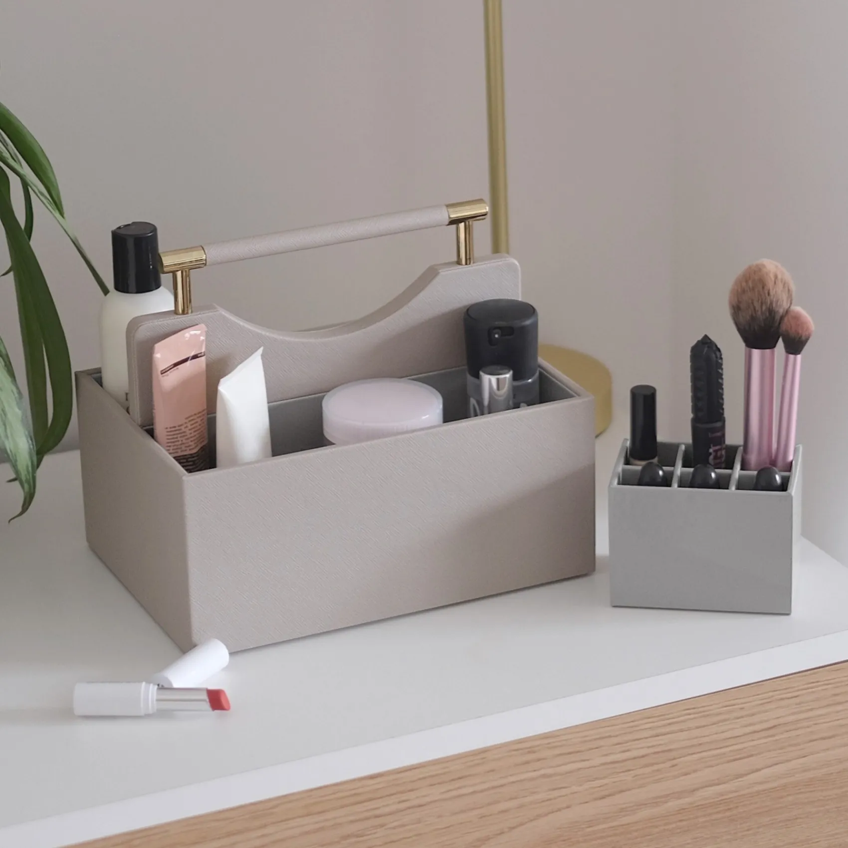 Stackers Bride Gifts | Makeup Organisers*Cosmetic Organiser Taupe