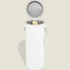 Stackers Engagement Gifts | Bride Gifts*Pebble Champagne Bottle Bag White