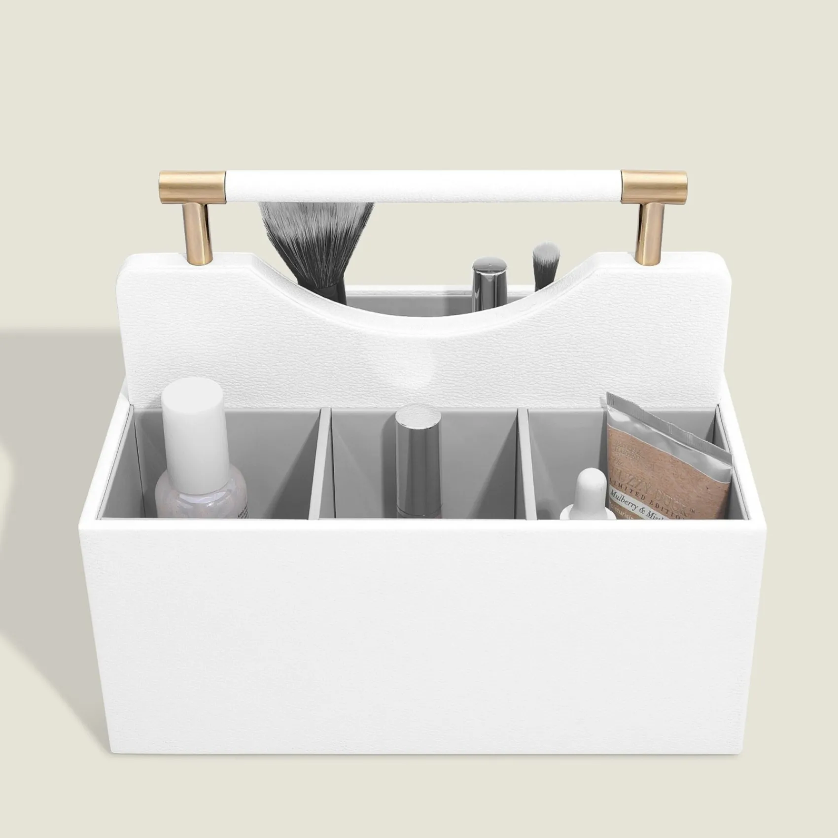 Stackers Bride Gifts | Makeup Organisers*Cosmetic Organiser White Pebble