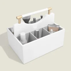 Stackers Bride Gifts | Makeup Organisers*Cosmetic Organiser White Pebble