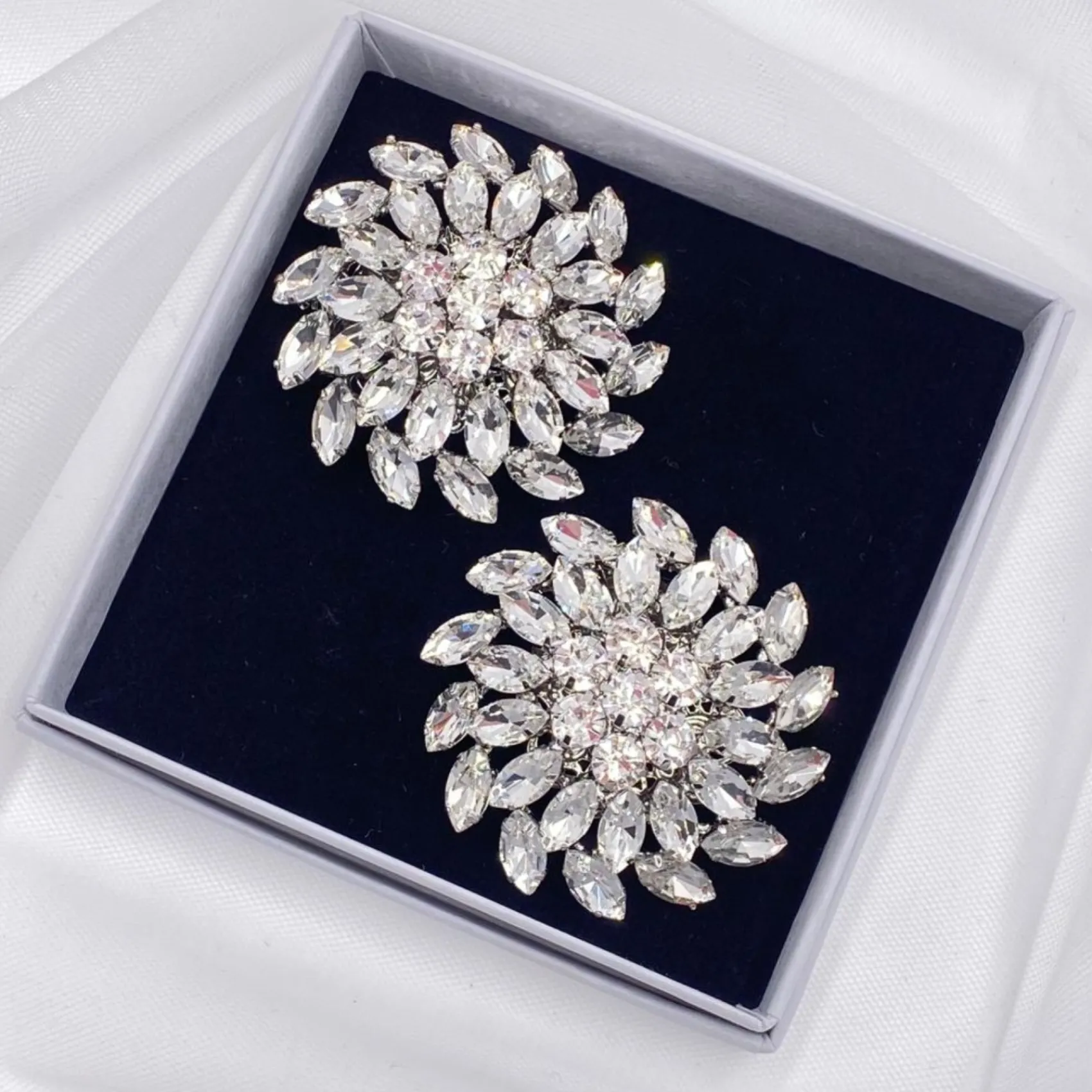 Lace & Favour Shoe Jewellery | Shoe Clips*Sunbeam Sparkly Crystal Shoe Clips