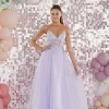 Tiffanys Prom Tiffanys Prom Dresses*Tiffanys Alina Lilac Ball Gown Prom Dress with Lace Up Back